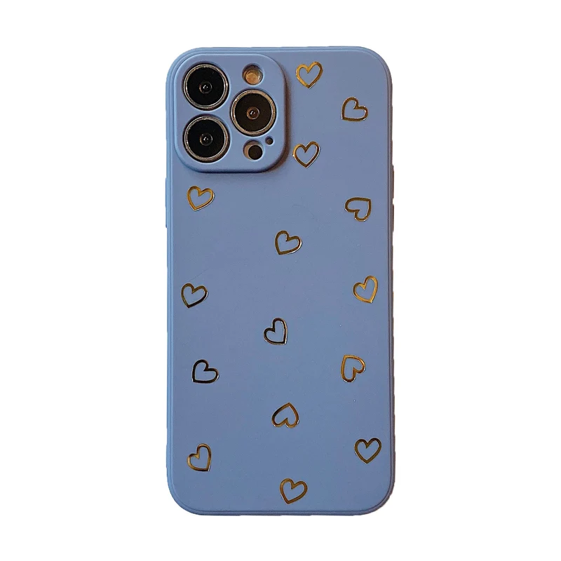 Gilding Small Heart Mobile Phone Shell