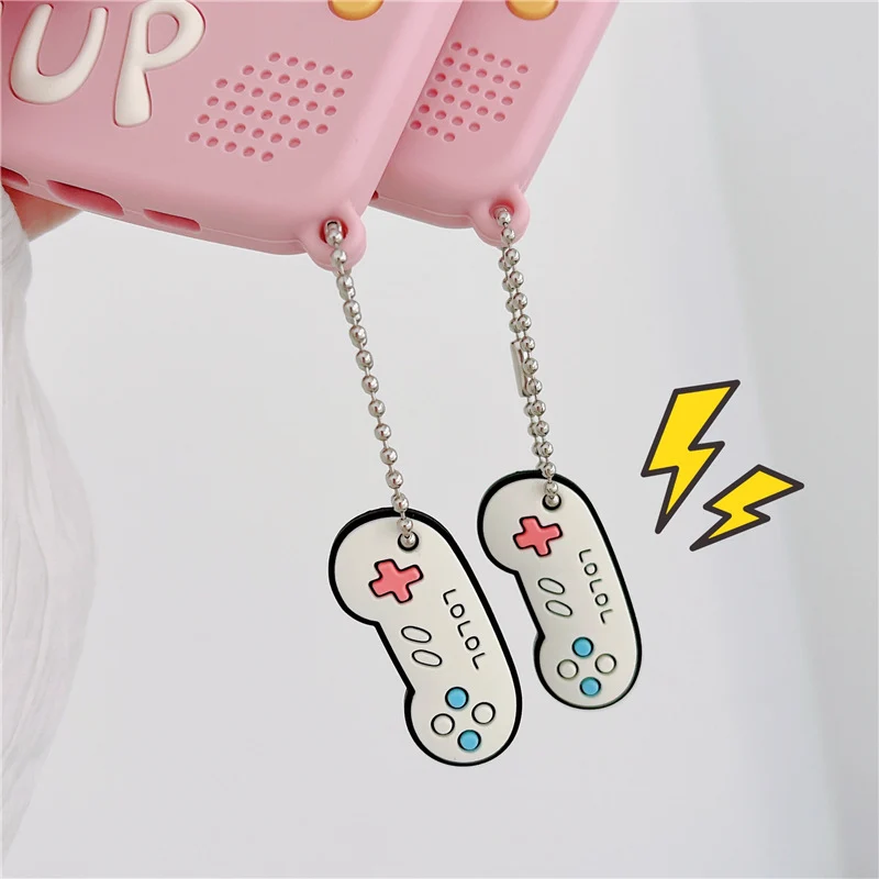 Cute Pinky Boo Cartoon Game Machine iPhone Case