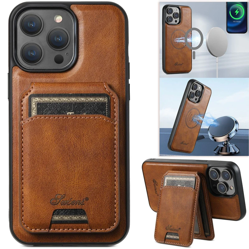 Magnetic Card Holder Two-in-one Wireless Charging iPhone Case