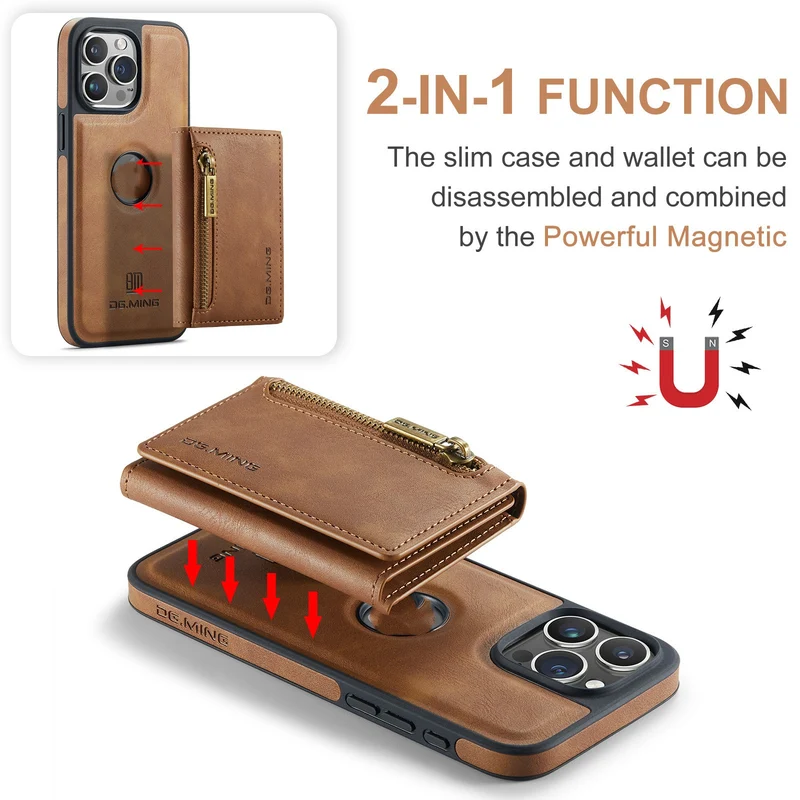 Magnetic Card Holder Wallet Wireless Charger iPhone Case
