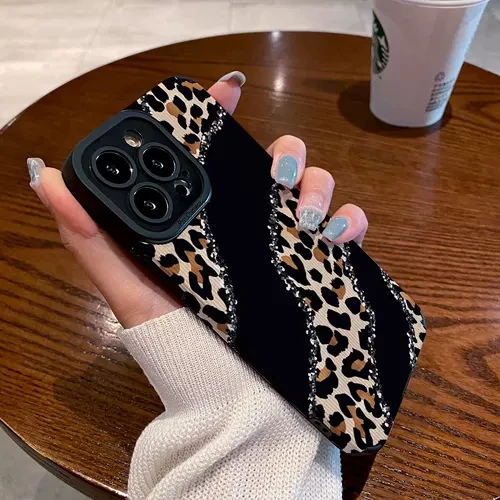 Leopard Pattern Protective iPhone Case