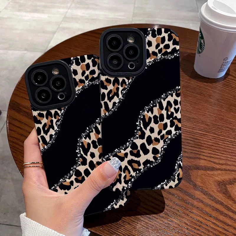 Leopard Pattern Protective iPhone Case