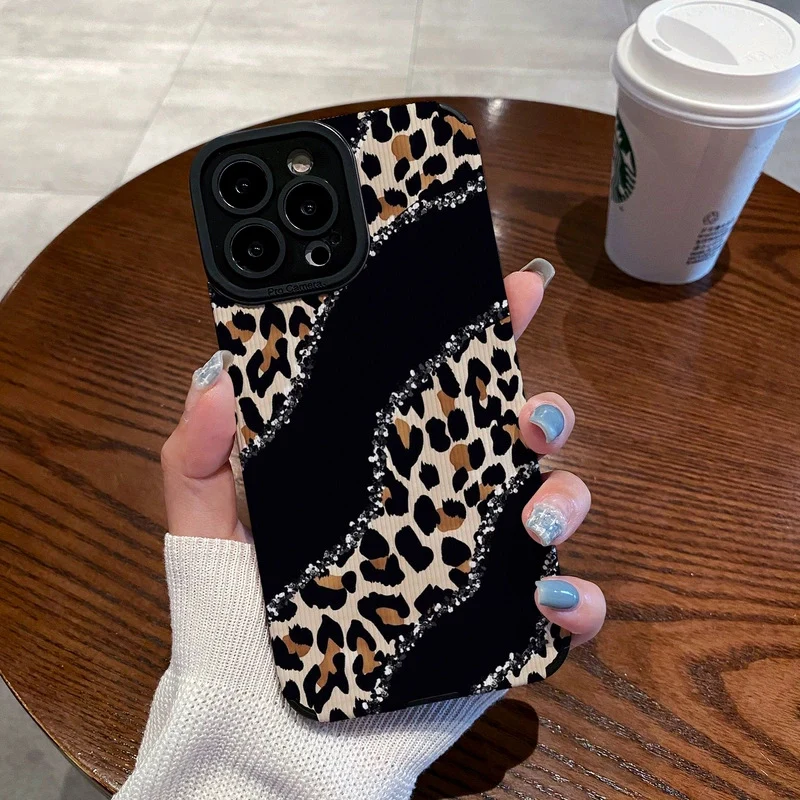 Leopard Pattern Protective iPhone Case