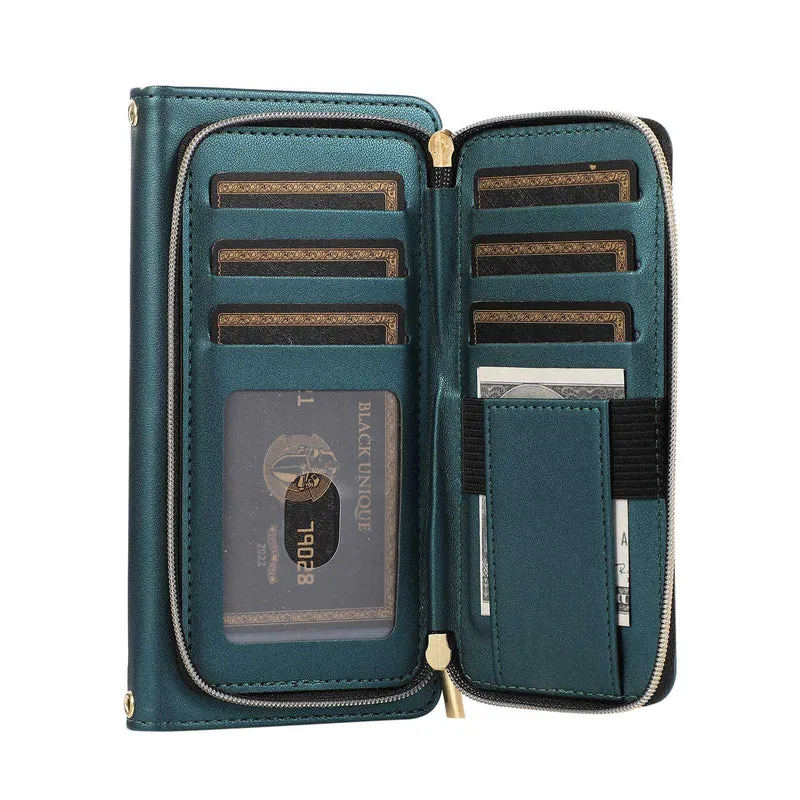 Crossbody Zipper Wallet Samsung Phone Case