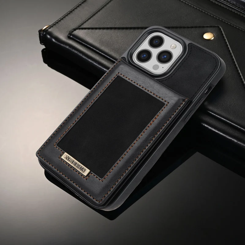 Leather Photo Frame Card Holder Samsung Mobile Phone Case