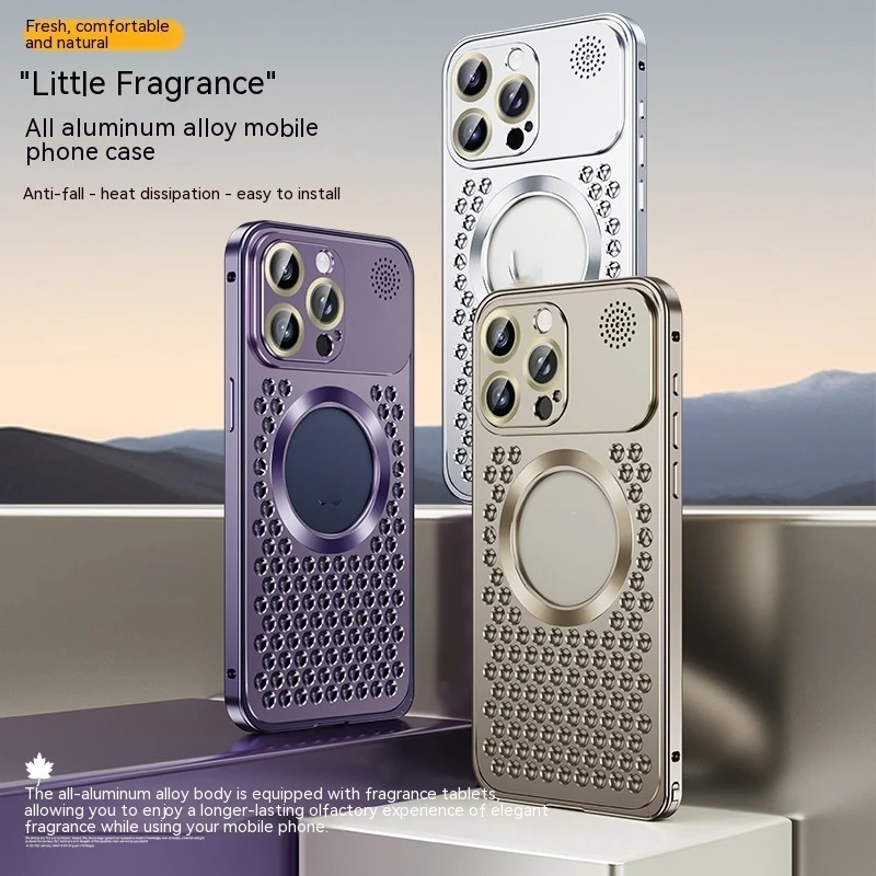Metal Mesh Aromatherapy Diffuser iPhone Case