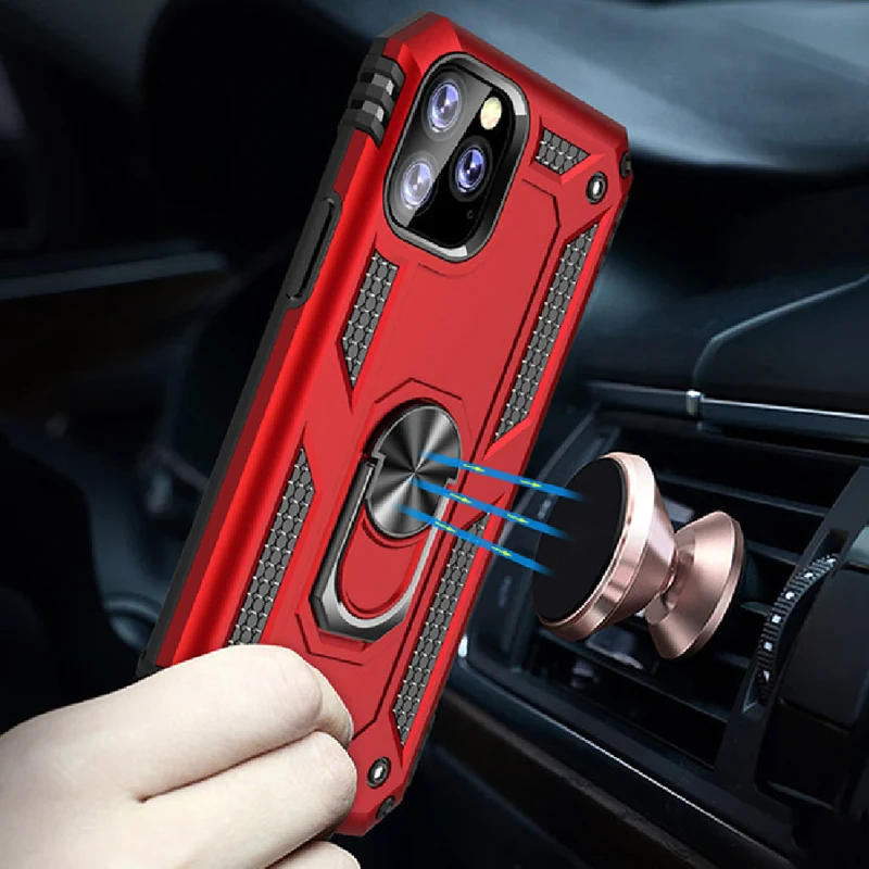 Sergeant Bracket Drop-resistant Ring iPhone Case