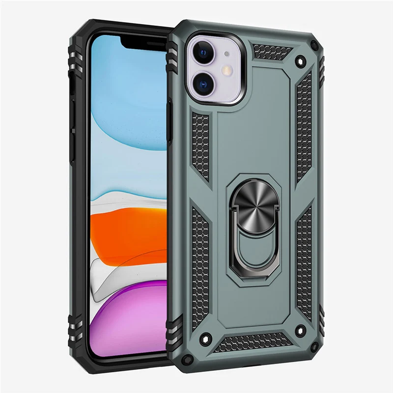 Sergeant Bracket Drop-resistant Ring iPhone Case
