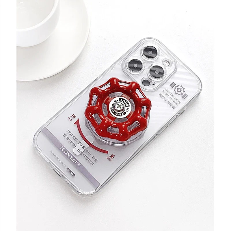 Creative Magnetic Shut-off Valve iPhone Case