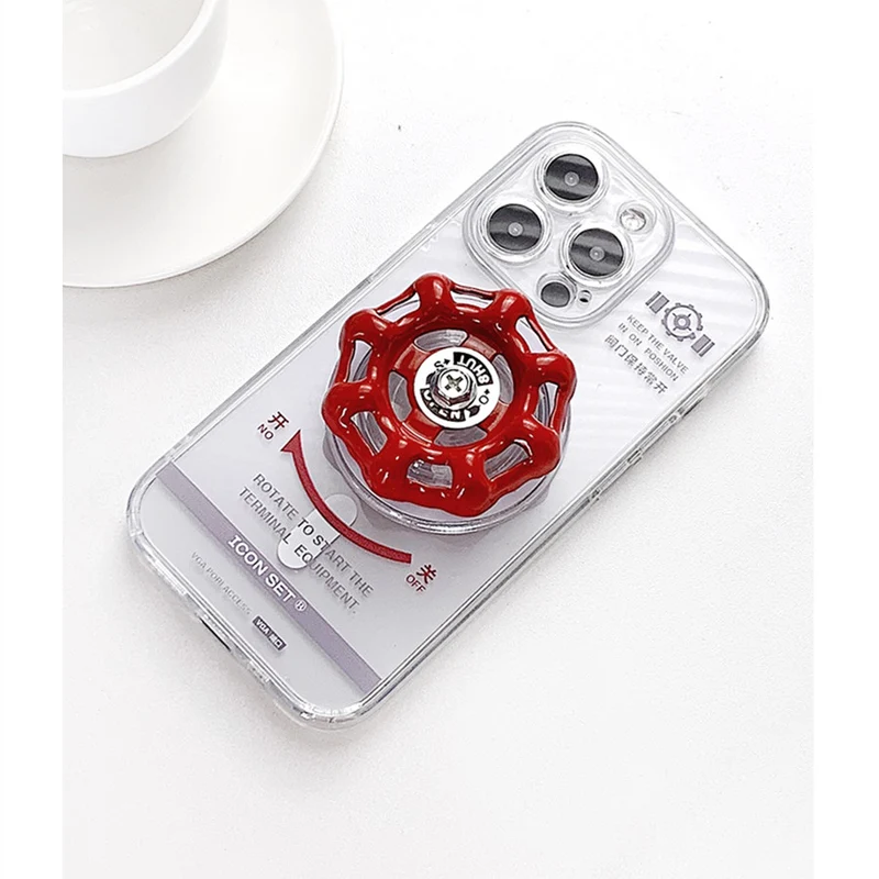Creative Magnetic Shut-off Valve iPhone Case