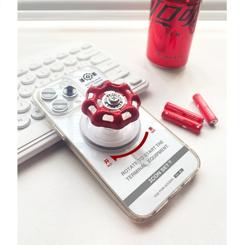 Creative Magnetic Shut-off Valve iPhone Case