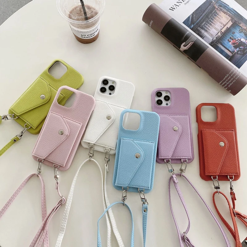 Card Holder Crossbody iPhone Case