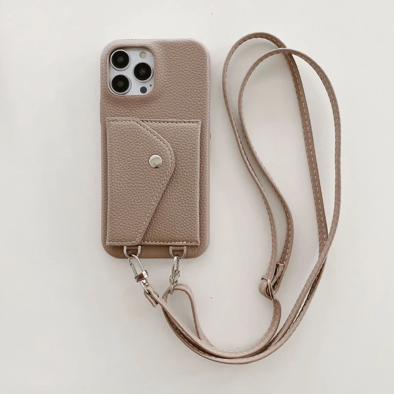 Card Holder Crossbody iPhone Case