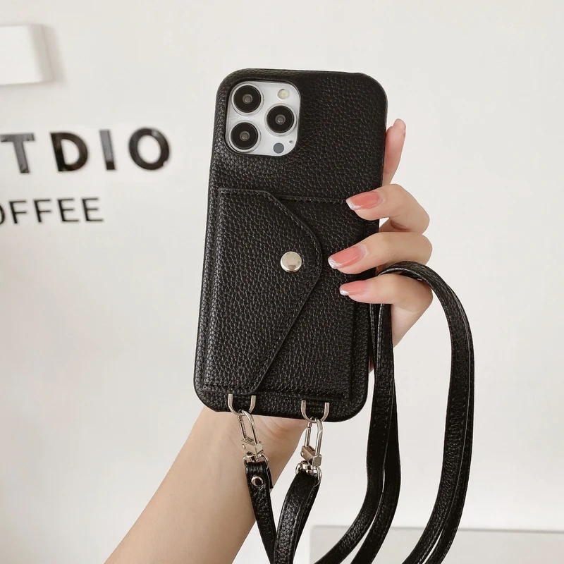 Card Holder Crossbody iPhone Case