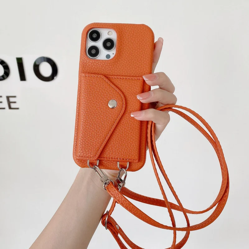 Card Holder Crossbody iPhone Case