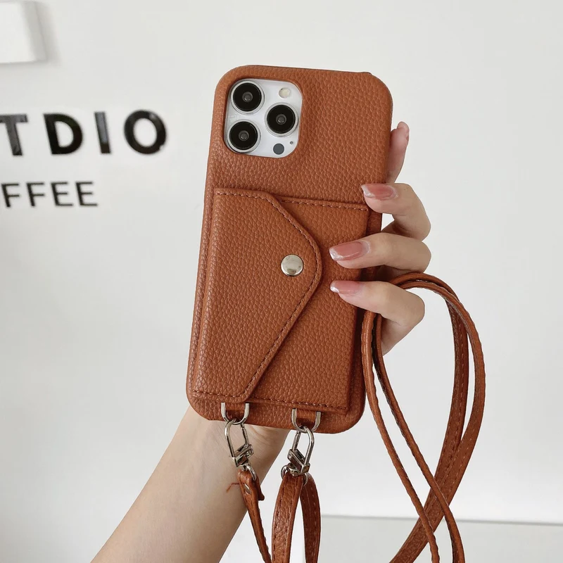 Card Holder Crossbody iPhone Case