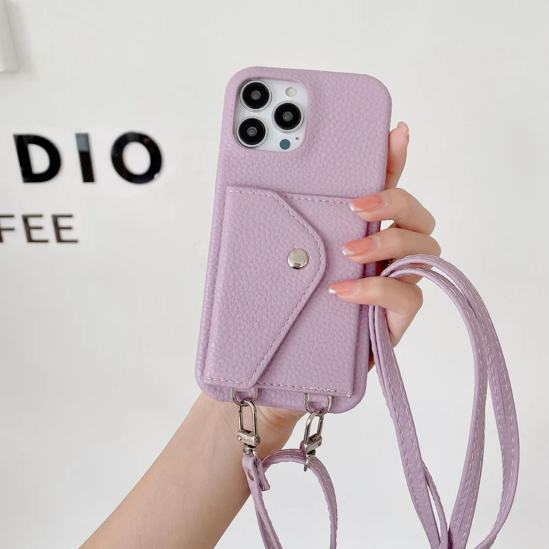 Card Holder Crossbody iPhone Case