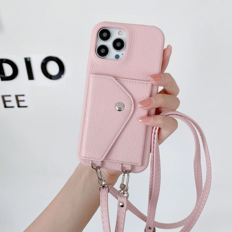 Card Holder Crossbody iPhone Case