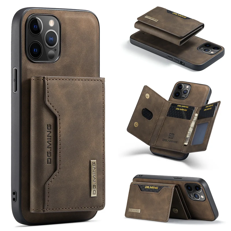 Two-in-one Leather Magnetic Wallet iPhone Case