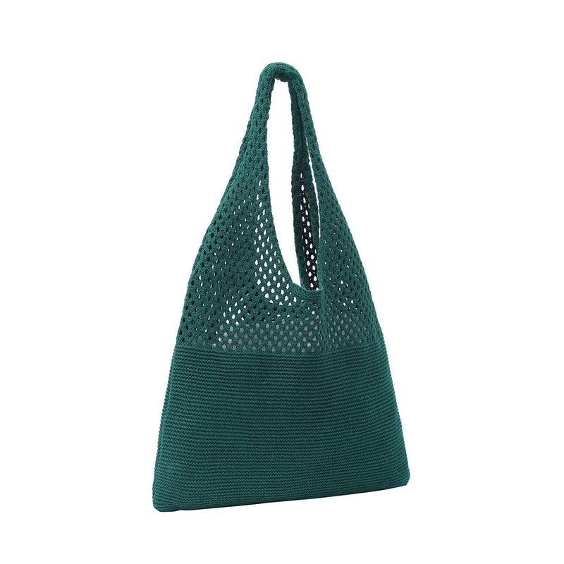 Mesh Knit Bag- Green
