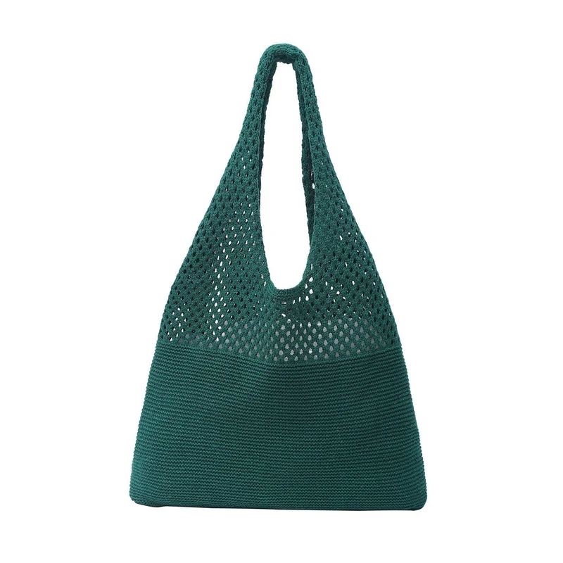 Mesh Knit Bag- Green