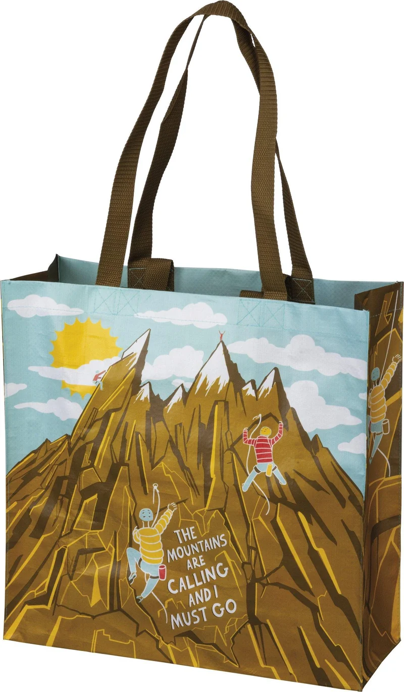Mountains Are Calling I Must Go - Market Tote