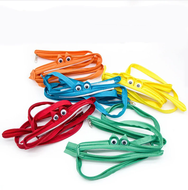 Large Capacity Zipped Pencil Bag Per Piece