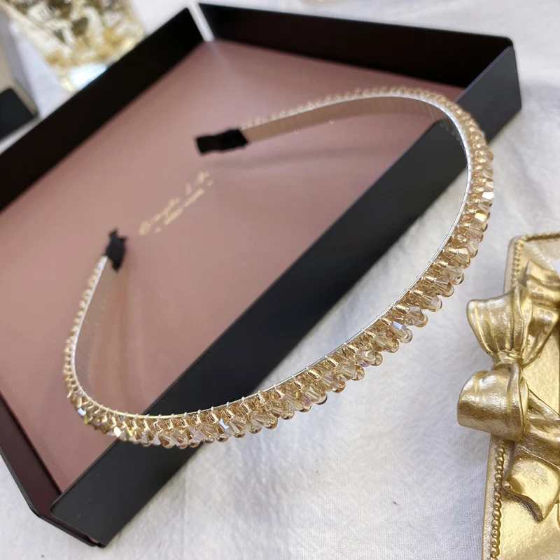 Crystal Diamond Thin Headbands