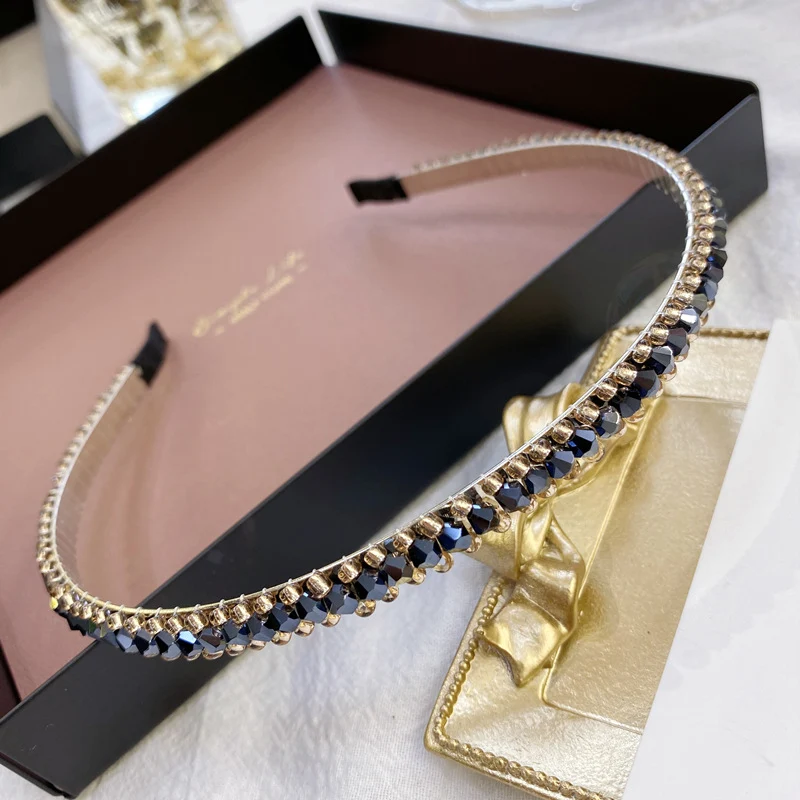 Crystal Diamond Thin Headbands