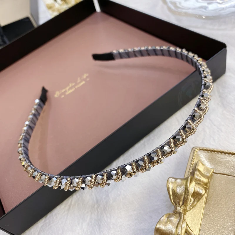 Crystal Diamond Thin Headbands