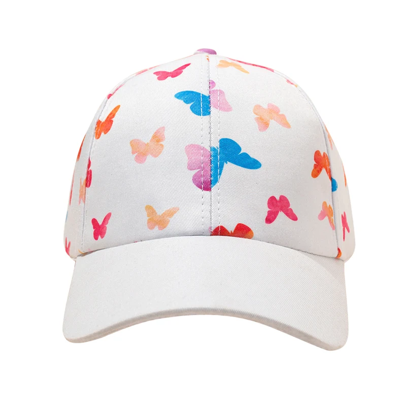 New Cartoon Print Adjustable Children's Baseball Cap Four Seasons Casual Baby Hat