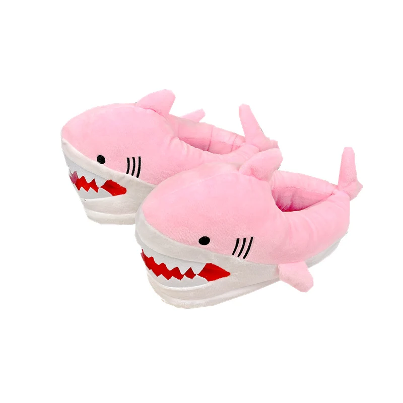 Cute Cartoon Shark Indoor Warm Home Cotton Slippers