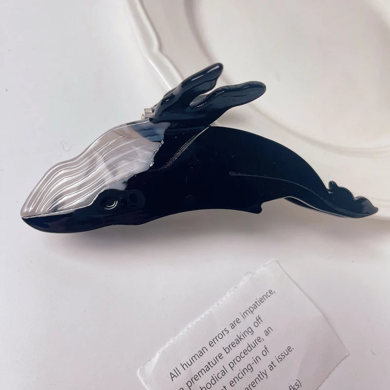 Whale Hair Clips