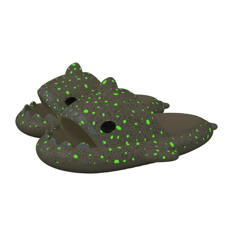 Starry Sky Luminous Shark Slippers Summer