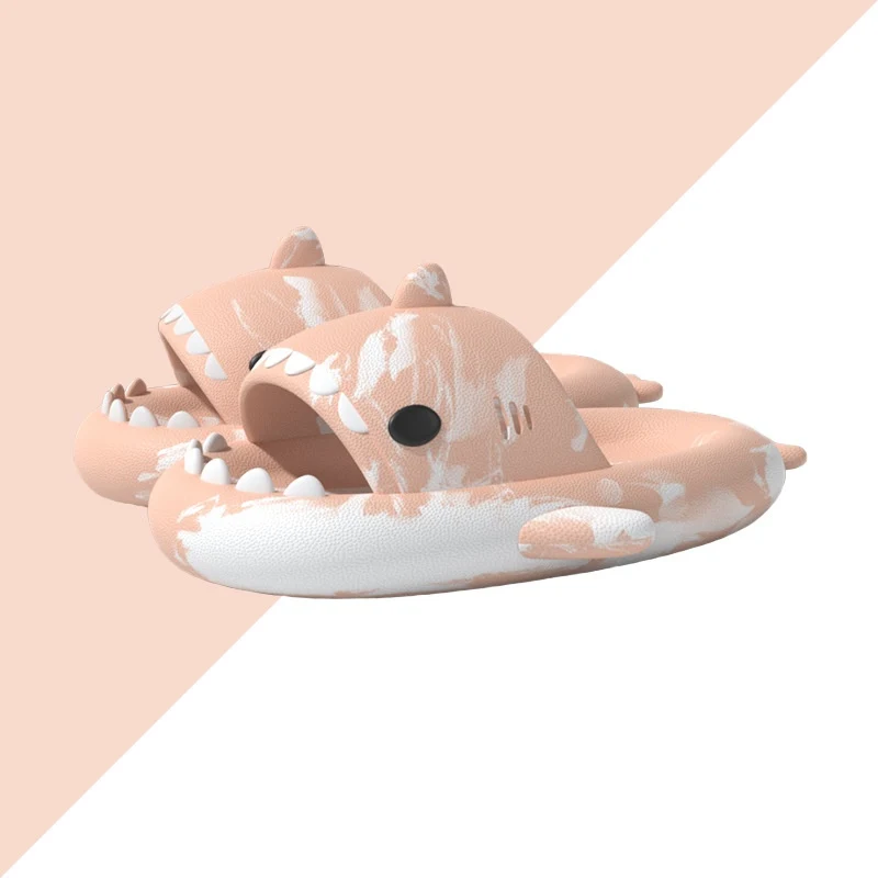 Two-color Shark Thick-soled Sandals