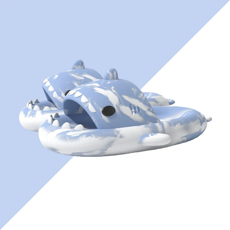 Two-color Shark Thick-soled Sandals