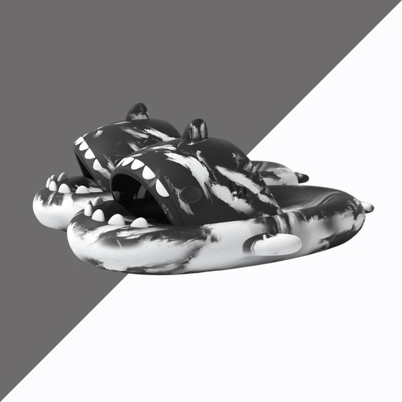 Two-color Shark Thick-soled Sandals