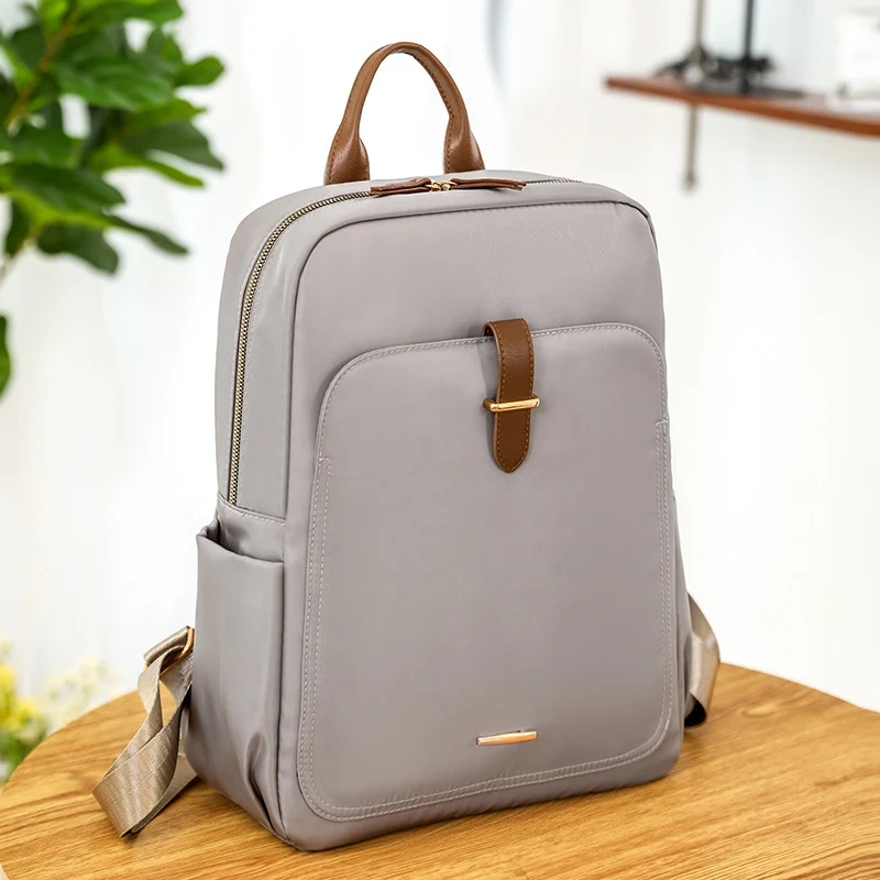 Zip Fastener Casual Large Capacity Backpack