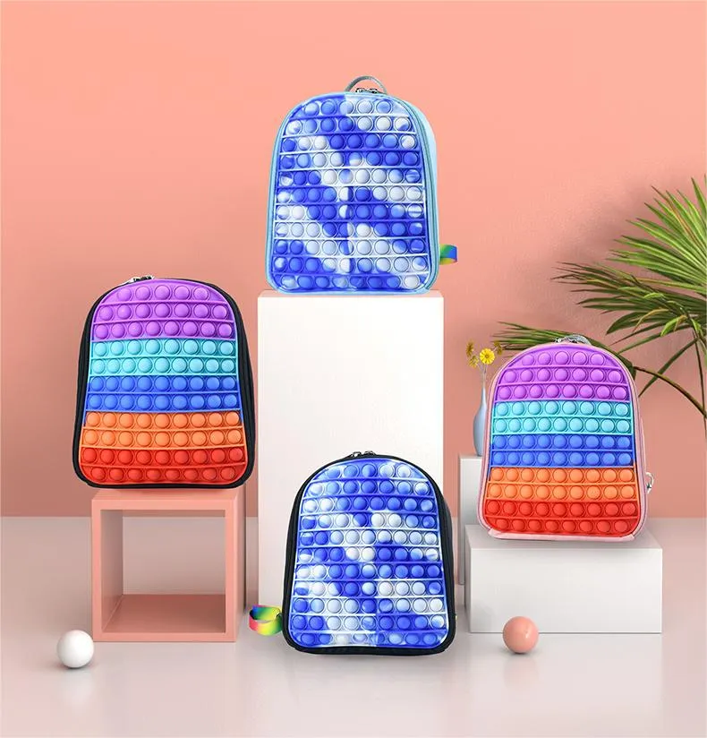 Silicone Bubble Pop Backpack