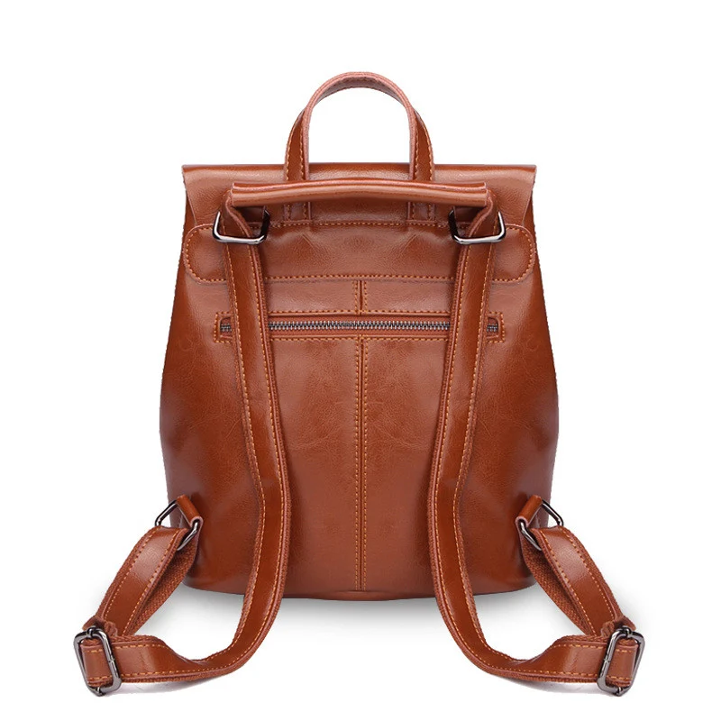 Leather Women Backpack Handbags
