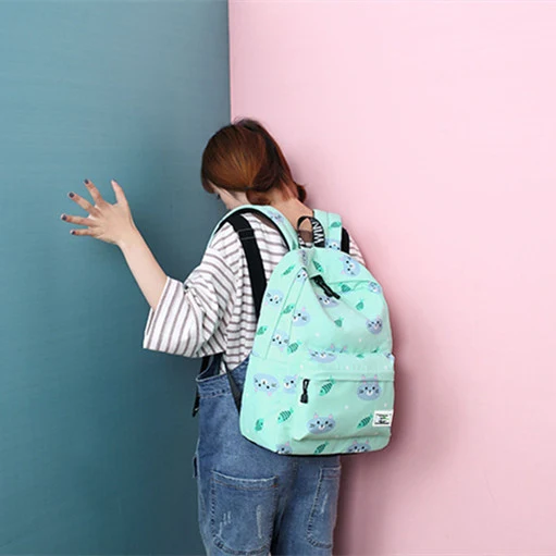 Large Capacity Casual Printed Backpack