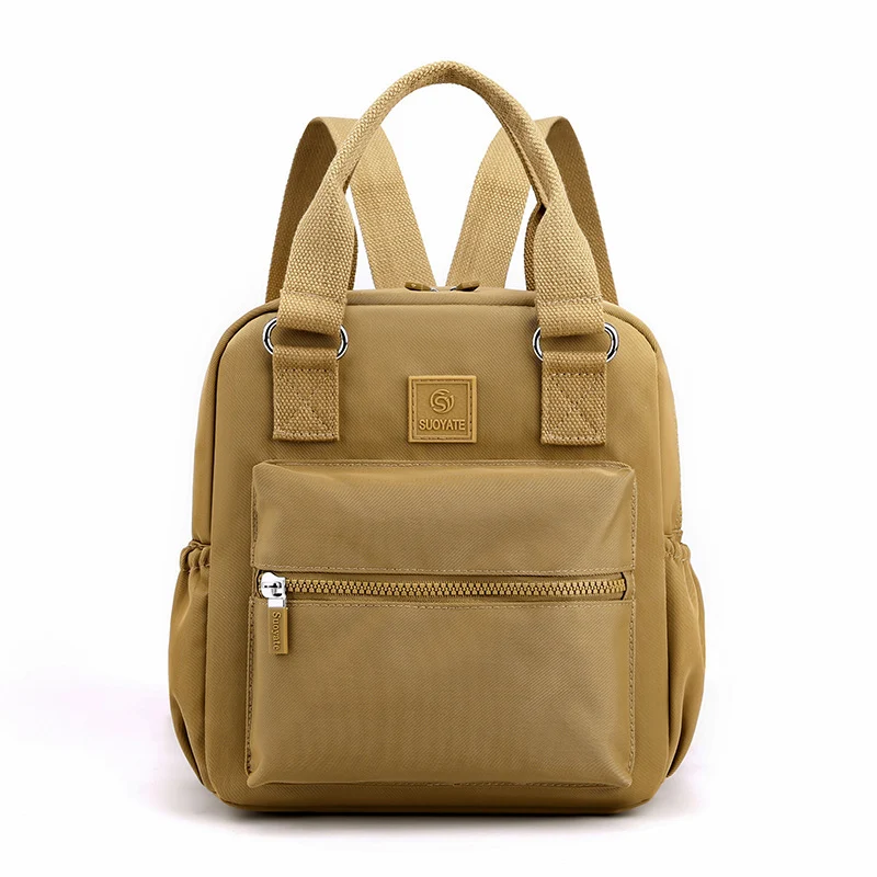 Solid Color Fashion Backpack