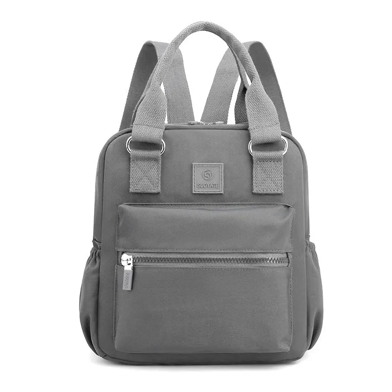 Solid Color Fashion Backpack