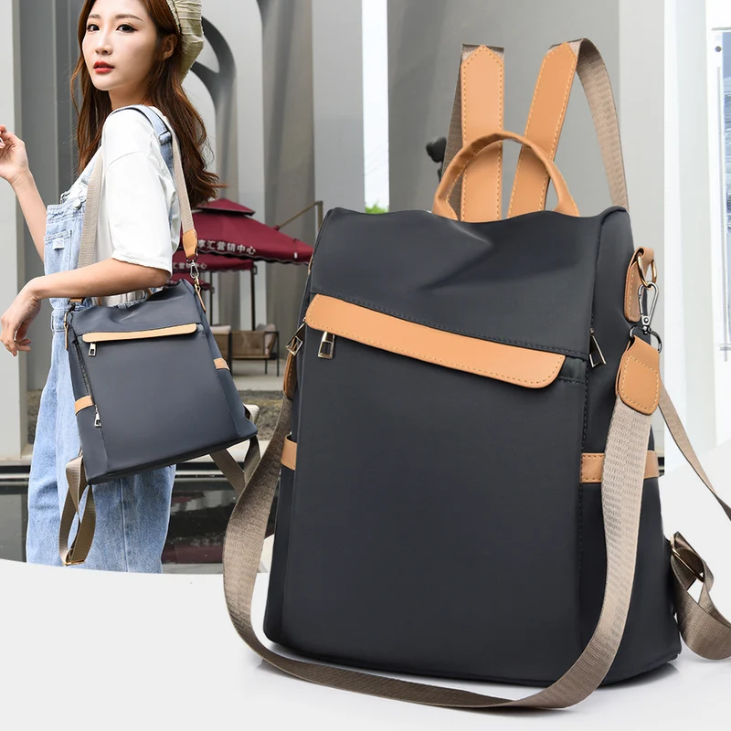 Women's Fashion Simple Nylon Fabric Shoulder Bag