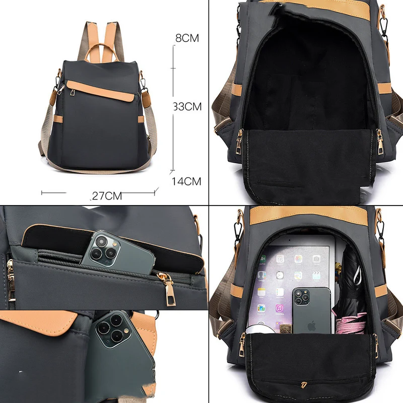 Women's Fashion Simple Nylon Fabric Shoulder Bag