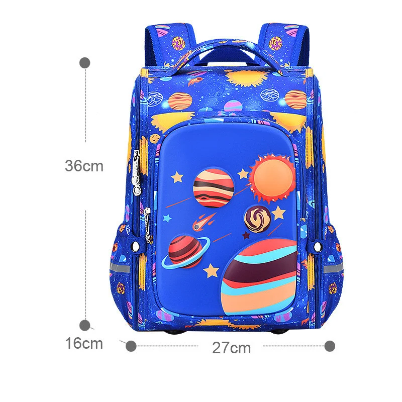 Aerospace Print Large Capacity Schoolbag