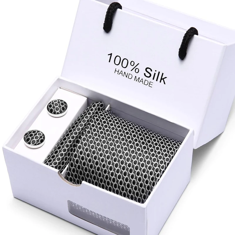 Men's gift box 5-piece suit business formal wedding tie
