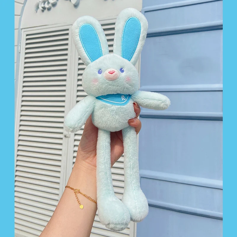 Plush Pull Ears Rabbit Stretch Doll Keychain