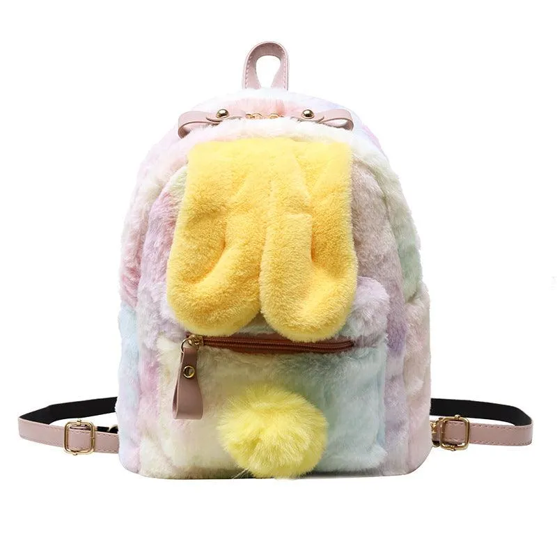 Bunny Ears Plush Bunny Backpack