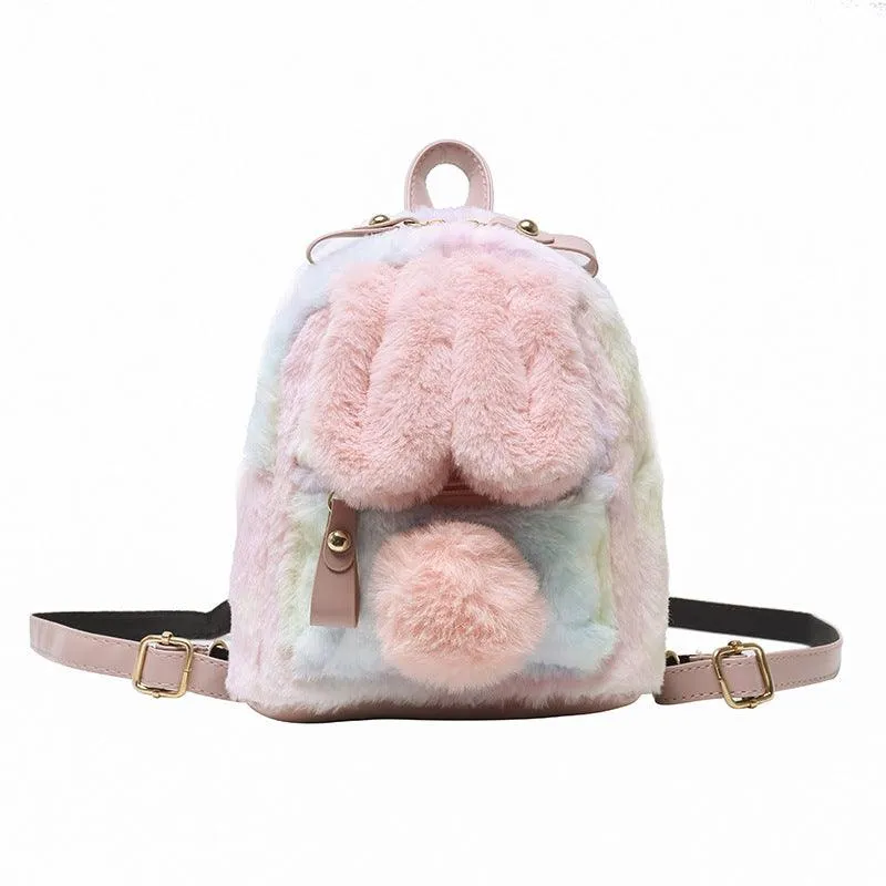 Bunny Ears Plush Bunny Backpack